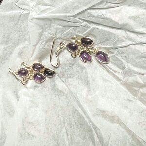 Amethyst 925 earrings